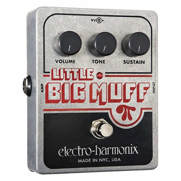 Electro Harmonix Little Big Muff Pi Distortion Sustain Effects Pedal for Guitar