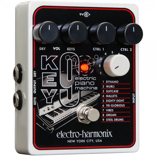Electro Harmonix Key 9 Electric Piano Machine Effects Pedal for Guitar