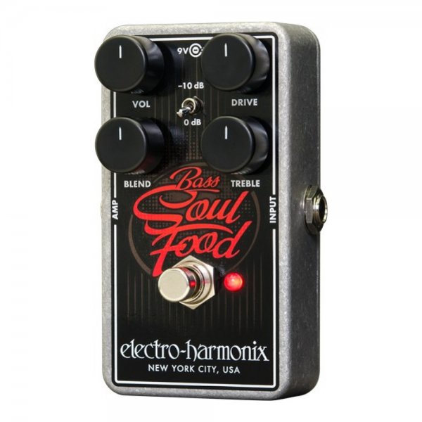 Electro Harmonix Bass Soul Food Overdrive Pedal for Bass Guitar
