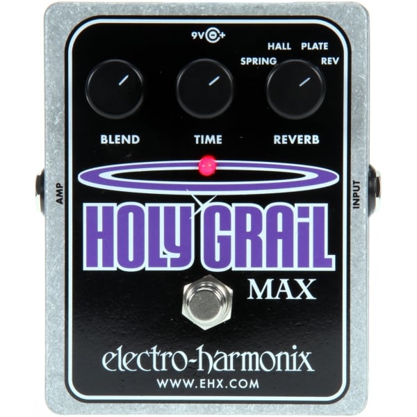 Electro Harmonix Holy Grail Max Spring, Hall & Plate Reverb Guitar Effects Pedal
