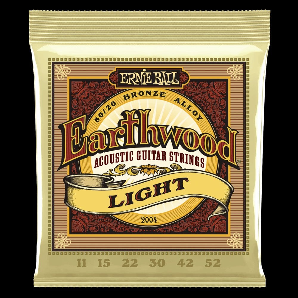 Earthwood Light 80/20 Bronze Acoustic Guitar Strings (11-52 GAUGE)