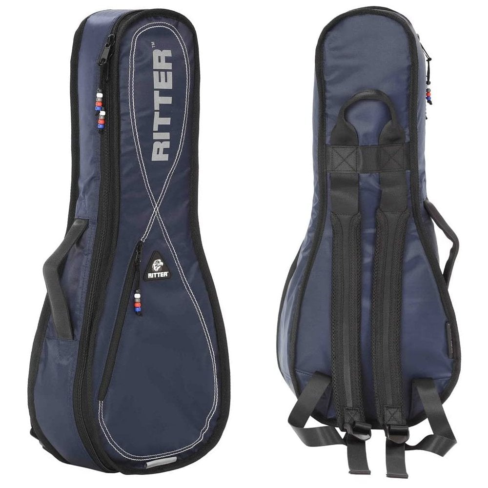 Ritter Performance 2 Ukulele Gig Bag - Blue/Light Grey/White