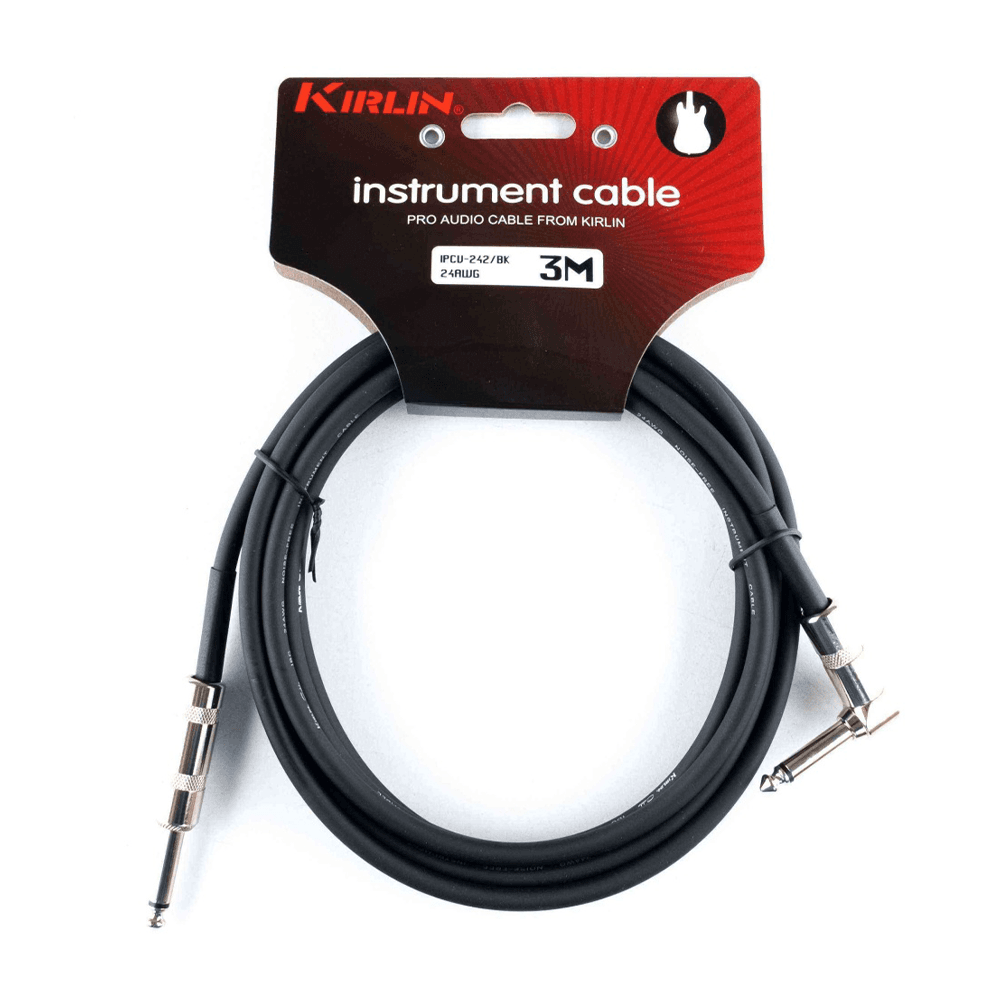 10ft Angled to Straight Instrument Cable