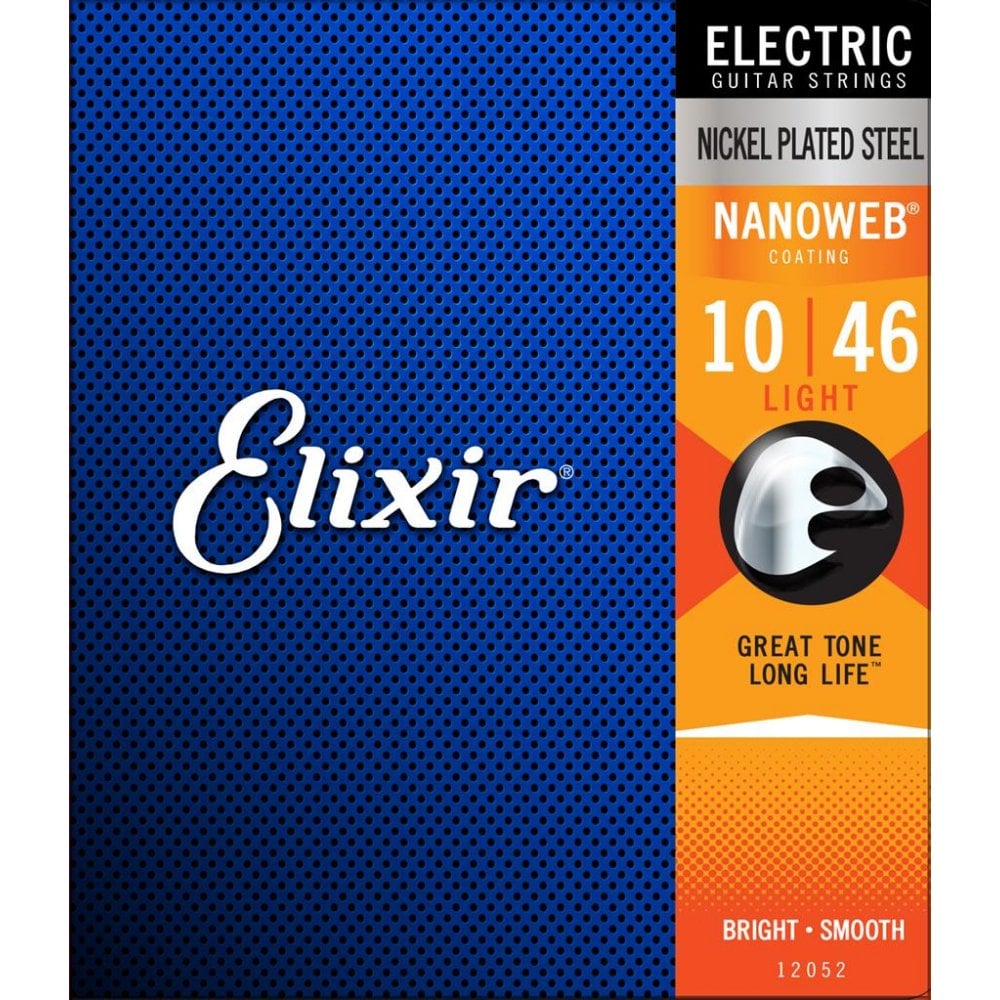 Nickel Plated Steel Nanoweb Light Electric Guitar Strings (10-46 Gauge)