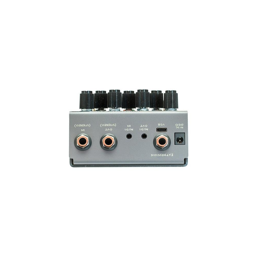 Black Fountain Stereo Delay Pedal (Slate)