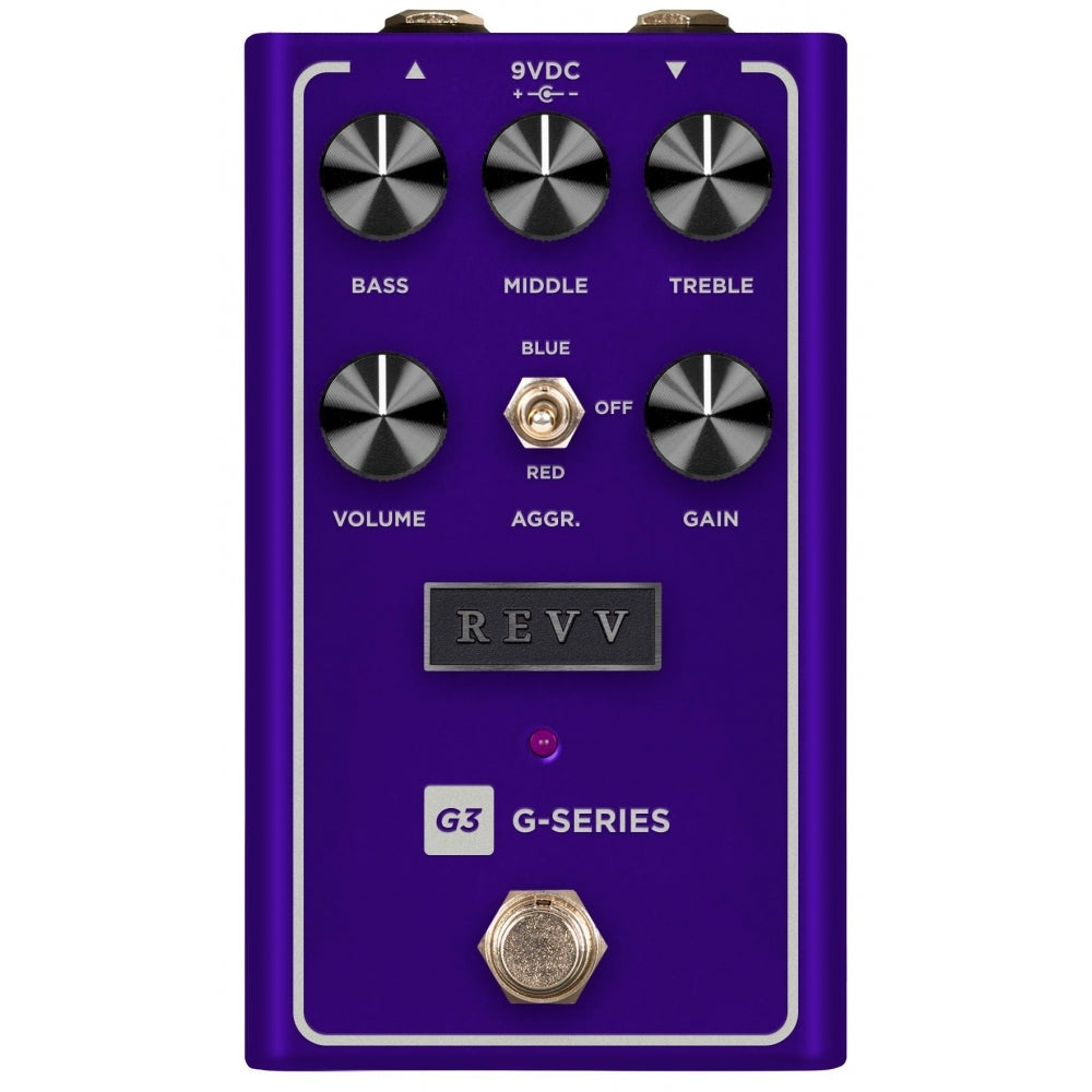 G3 V2 Preamp Overdrive & Distortion Pedal (Purple)