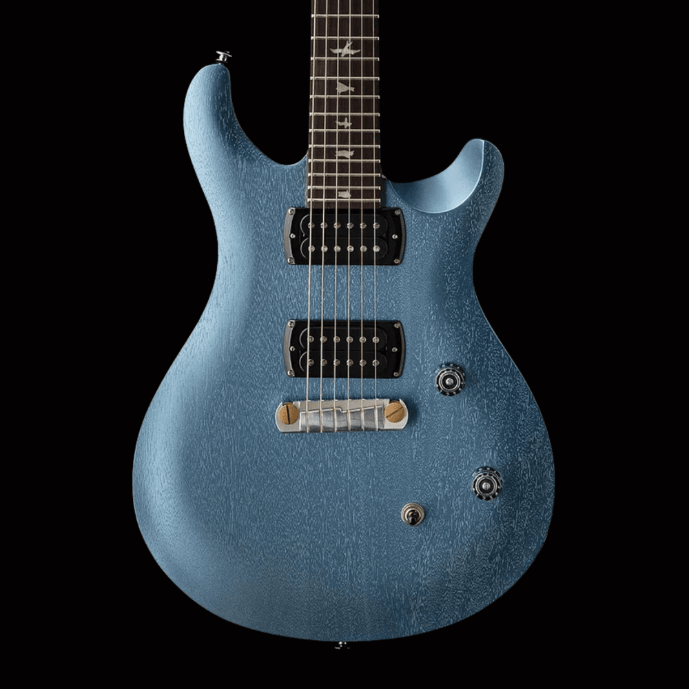 PRS SE CE24 Standard Satin Stoptail, Ice Blue Metallic