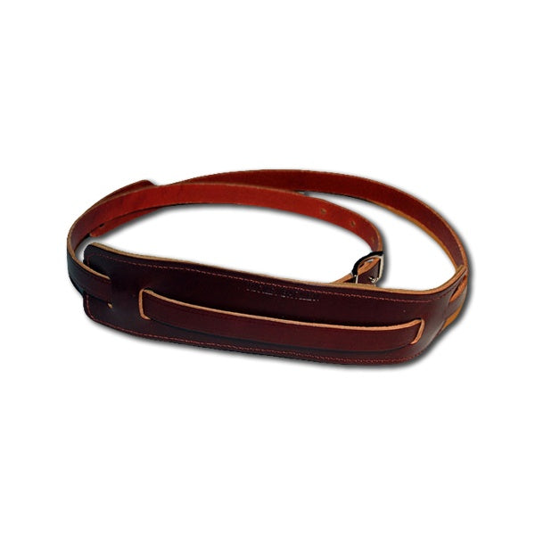 Rickenbacker Maroon Leather Guitar Strap