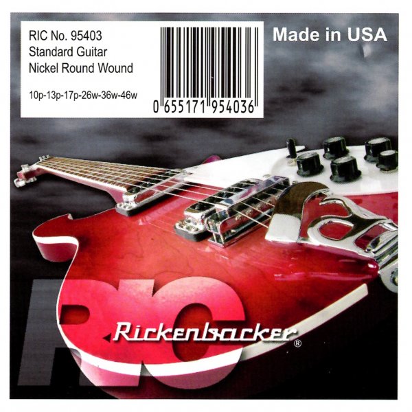 Rickenbacker Nickel Roundwound - 6 String (10-46)
