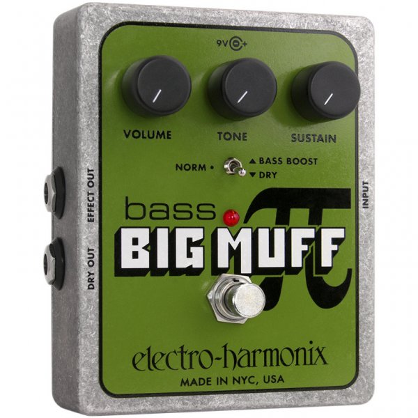 Electro Harmonix Bass Big Muff Pi Effects Pedal for Bass Guitar