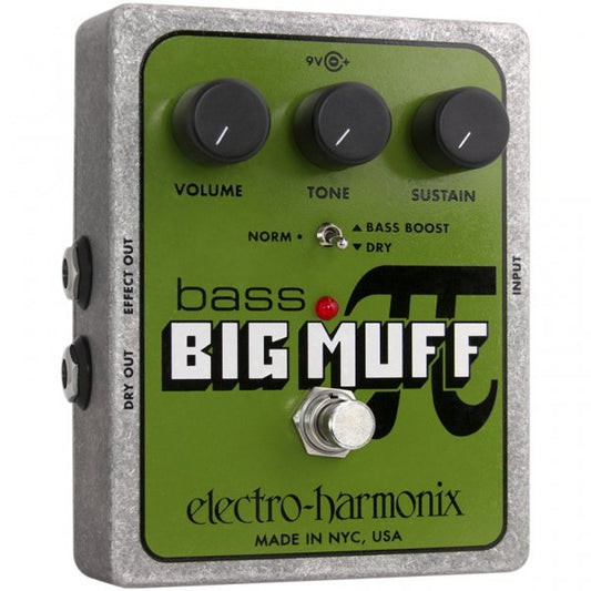 Electro Harmonix Bass Big Muff Pi Effects Pedal for Bass Guitar