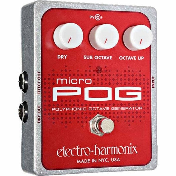 Micro POG Poly Octave Generator Guitar Effects Pedal