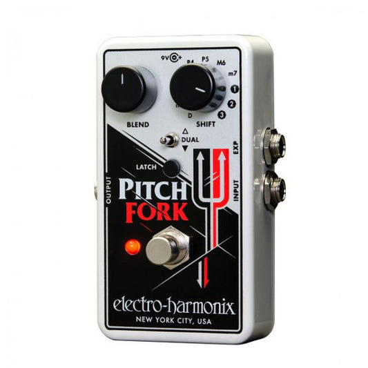 Electro Harmonix Pitch Fork Pitch Shifter Effects Pedal for Guitar (Polyphonic)