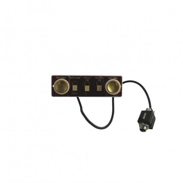 Hofner Bass Control Panel & Wired Jack Socket Tortoiseshell (HA2BTC)