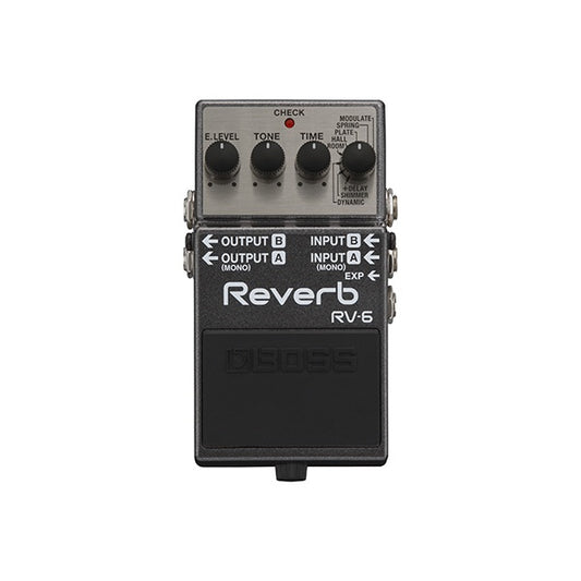 Boss RV-6 Reverb Compact Guitar Effects Pedal