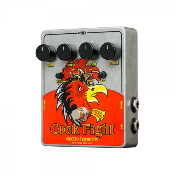 Electro Harmonix Cock Fight Cocked Talking Wah Effects Pedal w/ Fuzz