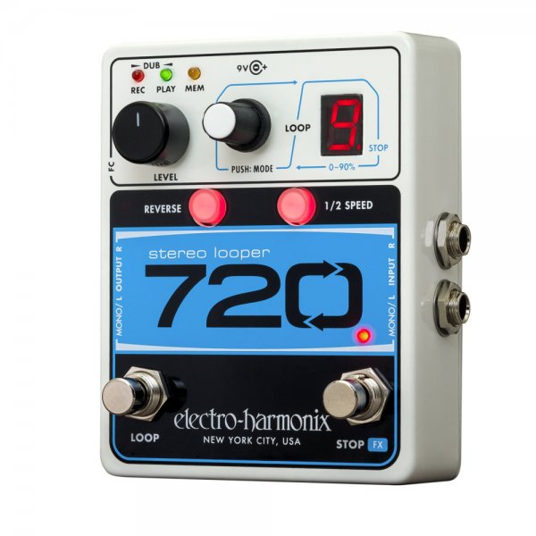 Electro Harmonix 720 Stereo Looper Effects Pedal for Guitar