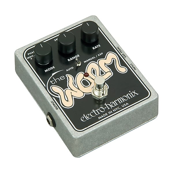 Electro Harmonix Worm Analog Wah Phaser Vibrato Tremolo Effects Pedal for Guitar