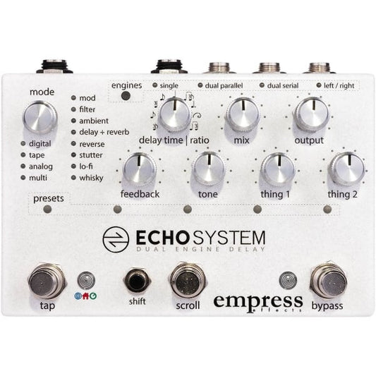 Empress Echo System Dual Engine Delay Pedal