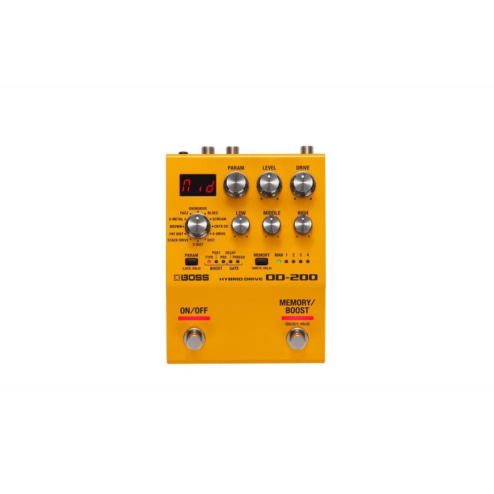 Boss OD-200 Hybrid Overdrive Guitar Effects Pedal