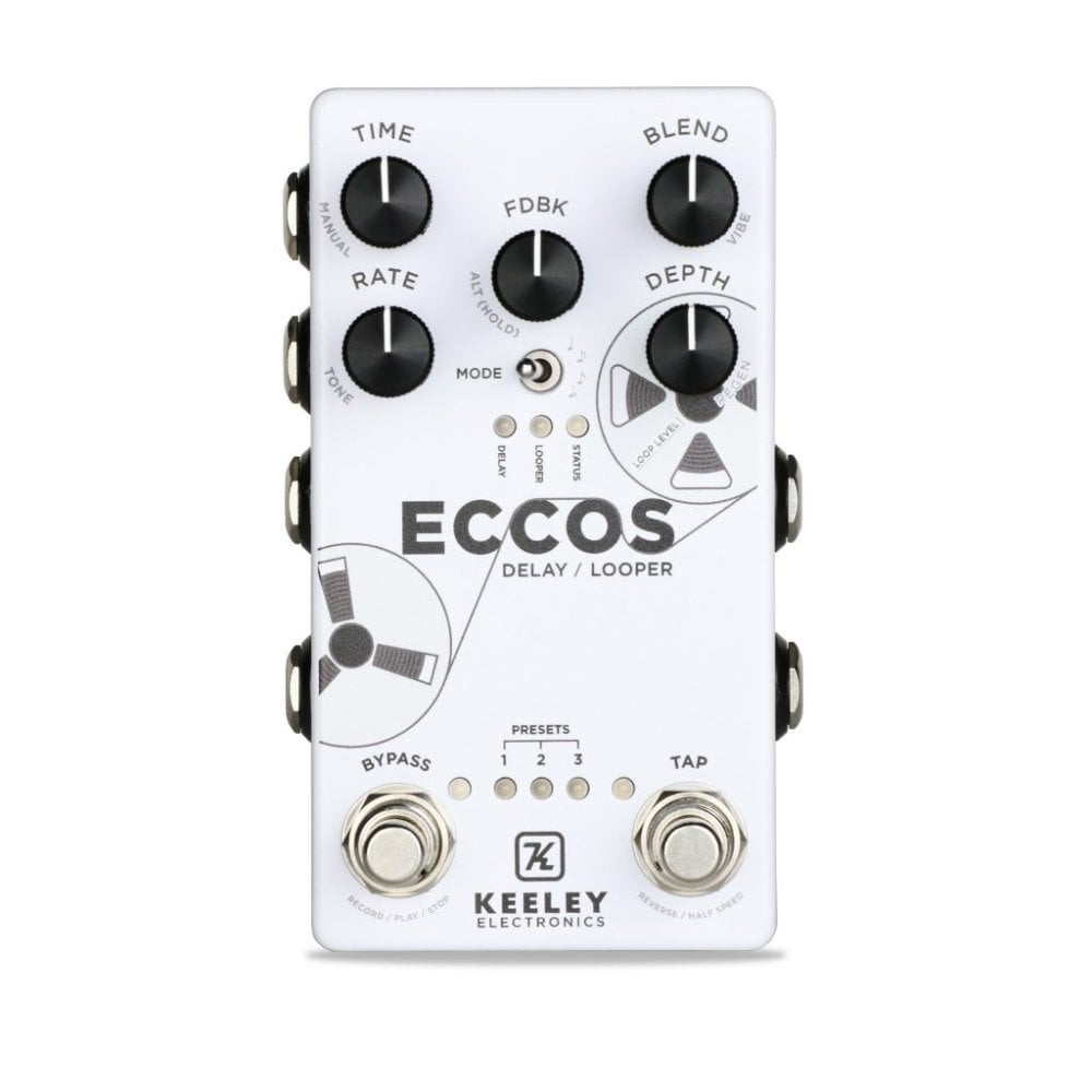 ECCOS Delay Looper Effects Pedal