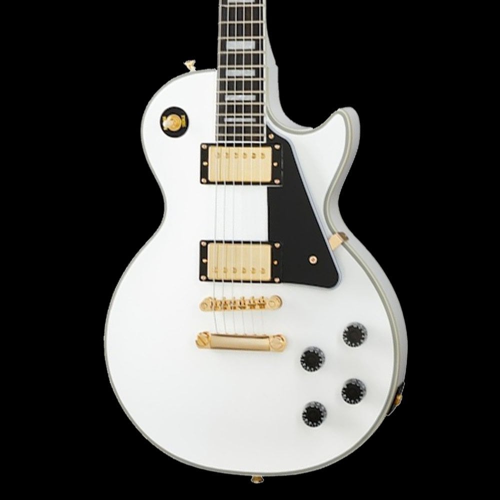 Epiphone Les Paul Custom Electric Guitar in Alpine White