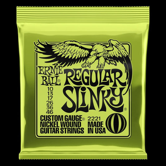Regular Slinky Nickel Wound Electric Guitar Strings (10-46 Gauge)