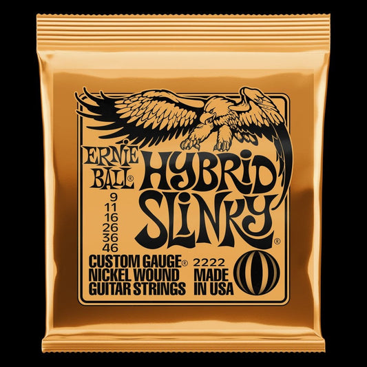 Hybrid Slinky Nickel Wound Electric Guitar Strings (9-46 Gauge)