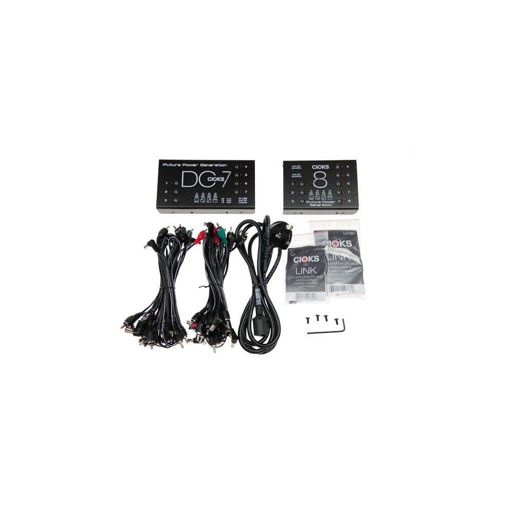 SuperPower Bundle - containing DC7 and CK-SPB CIOKS 8 - IEC/BS1363 Cable
