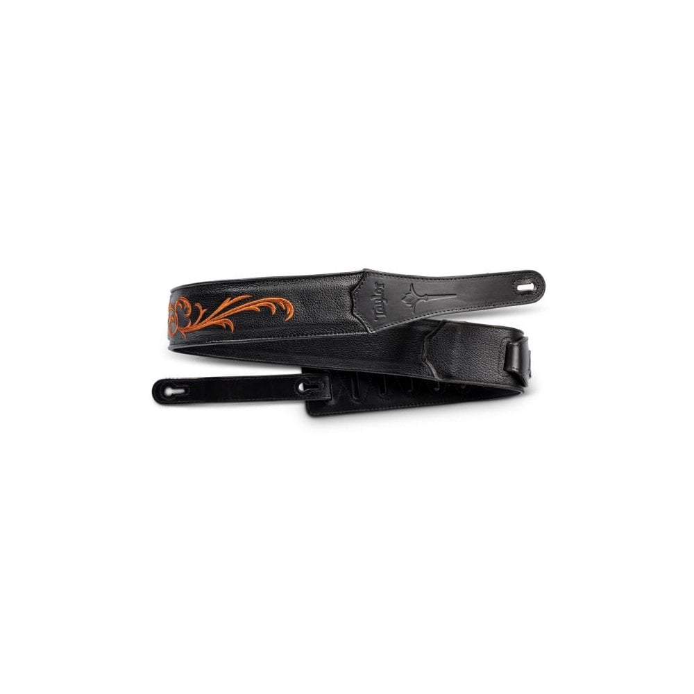Taylor 3" Nouveau Leather Strap - Black