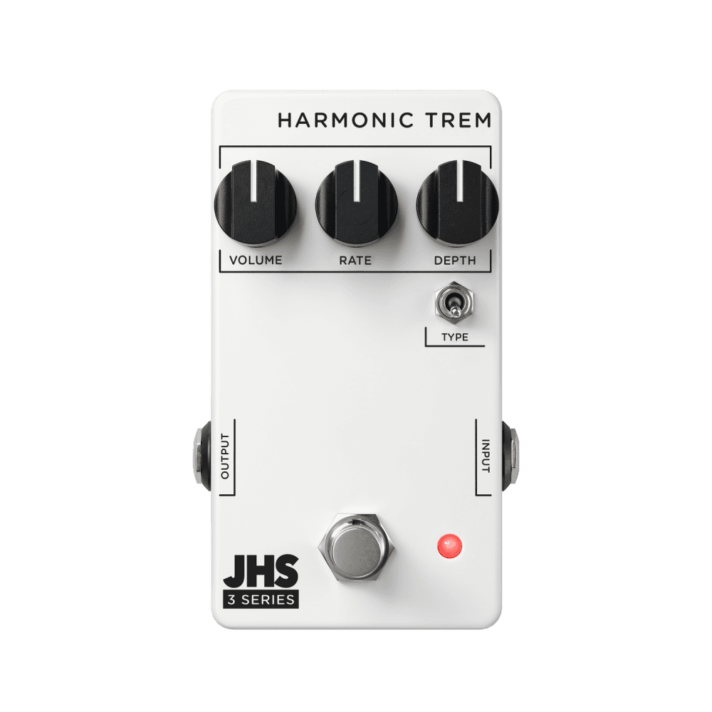 3 Series Harmonic Tremolo Effects Pedal