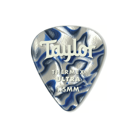 Taylor Premium 351 Thermex Ultra Picks 1.50mm, Blue Swirl 6-Pack