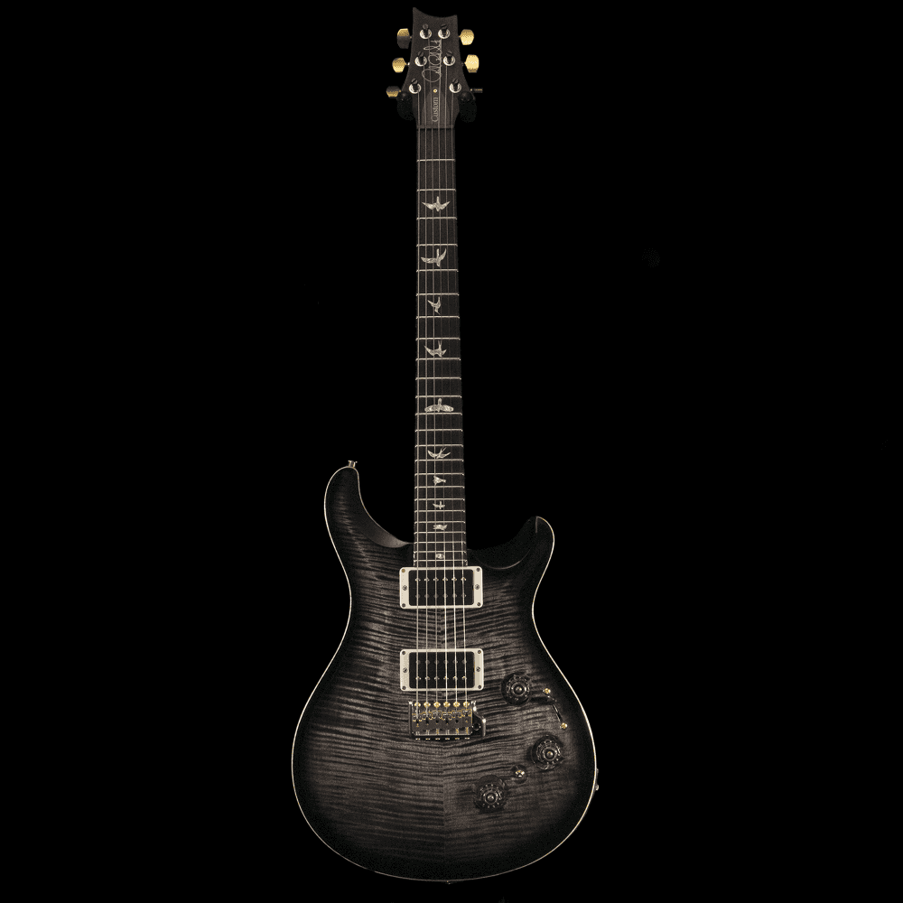 Custom 24 Piezo in Charcoal Burst 10-Top