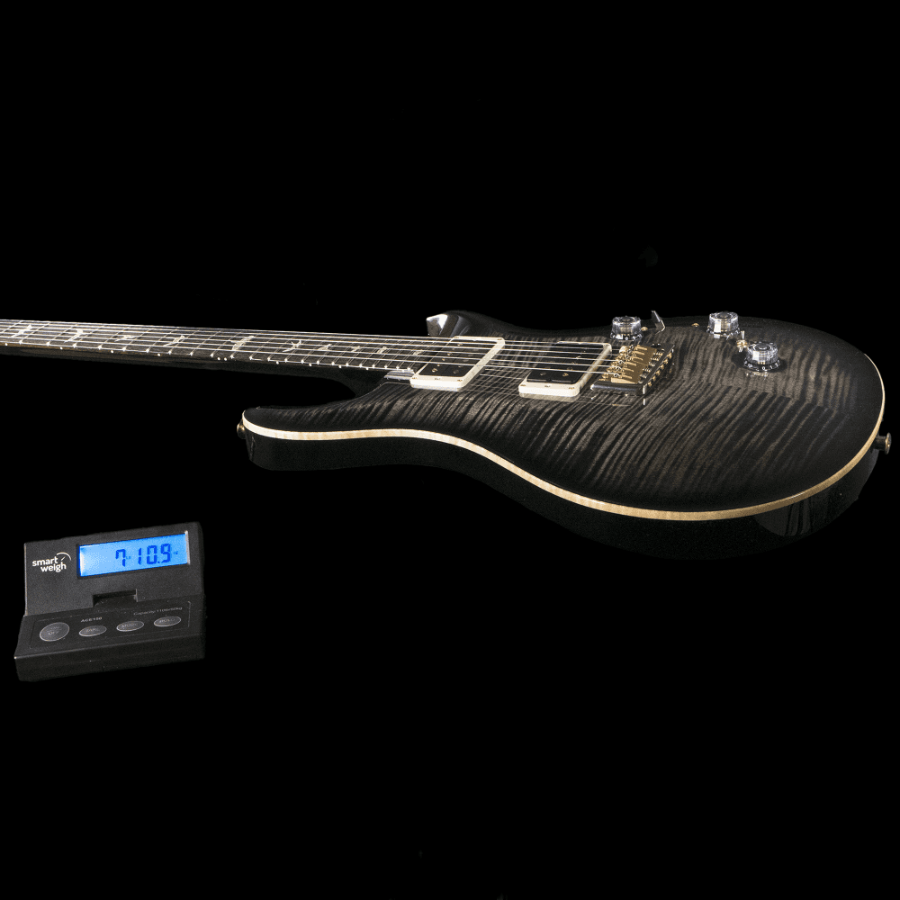 Custom 24 Piezo in Charcoal Burst 10-Top
