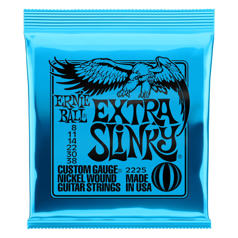 Extra Slinky Nickel Wound Electric Guitar Strings (8-38 Gauge)
