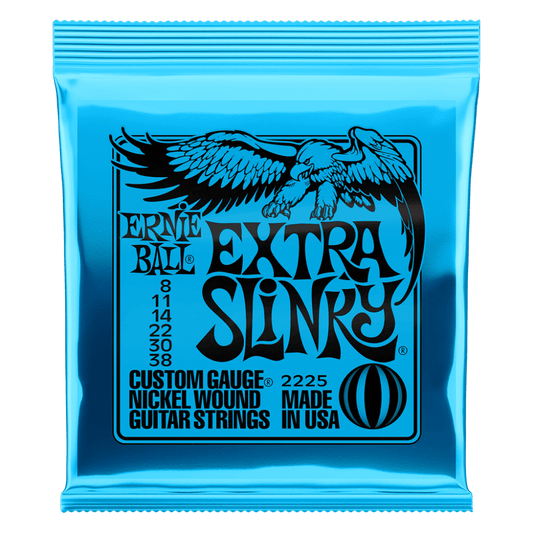 Extra Slinky Nickel Wound Electric Guitar Strings (8-38 Gauge)