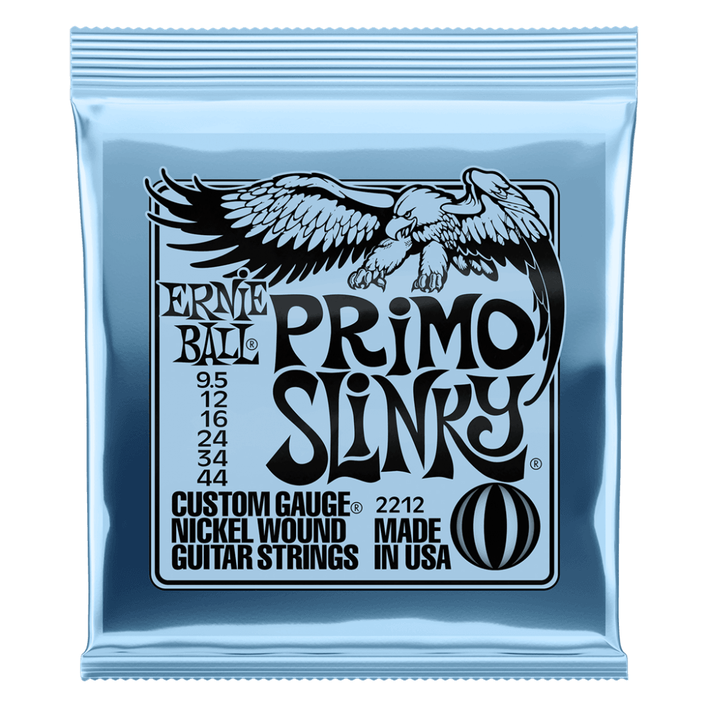 Primo Slinky Nickel Wound Electric Guitar Strings (9.5-44 Gauge)