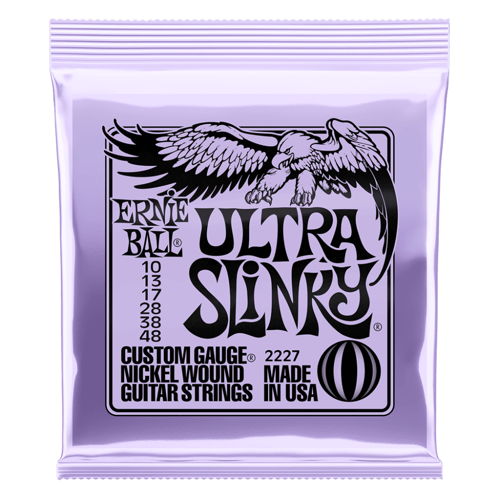 Ultra Slinky Nickel Wound Electric Guitar Strings (10-48 Gauge)