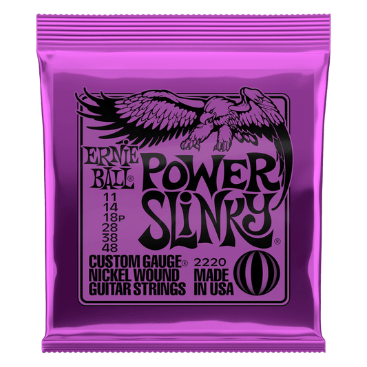 Power Slinky Nickel Wound Electric Guitar Strings (11-48 Gauge)