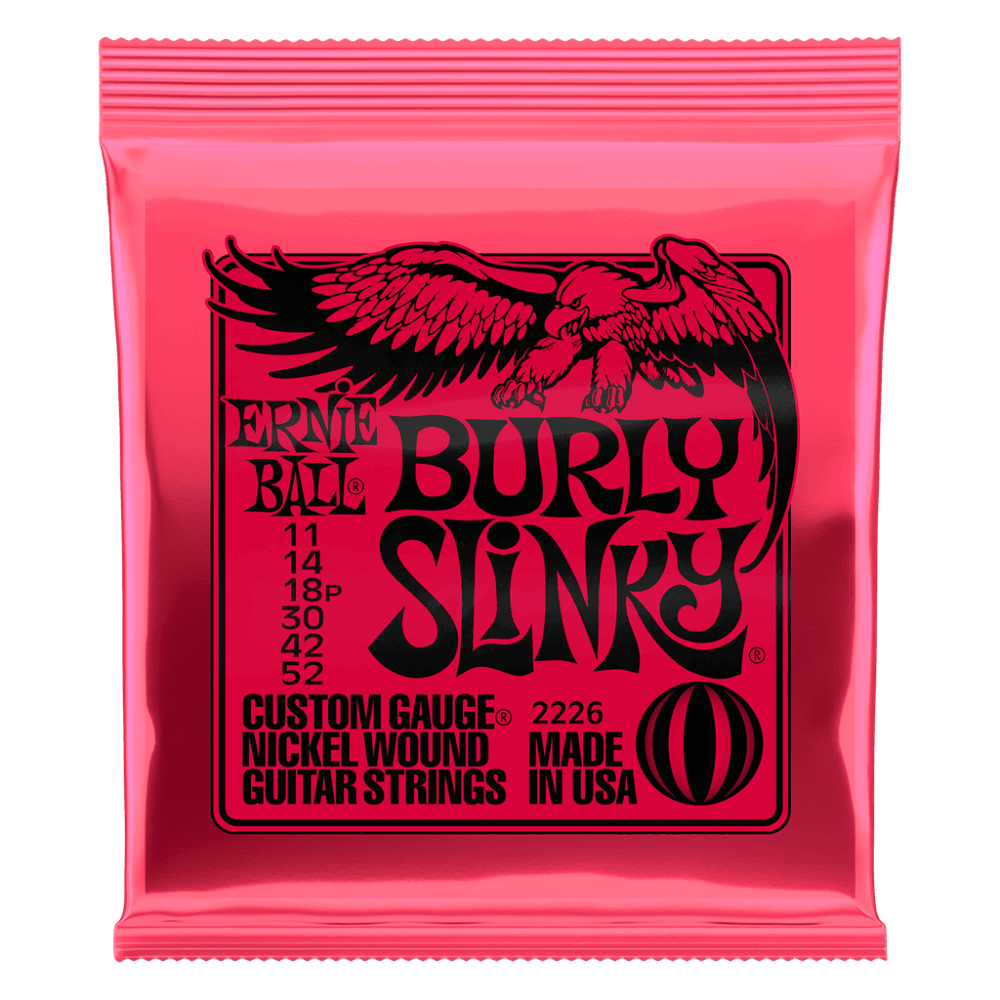 Burly Slinky Nickel Wound Electric Guitar Strings (11-52 Gauge)