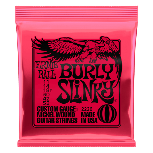 Burly Slinky Nickel Wound Electric Guitar Strings (11-52 Gauge)