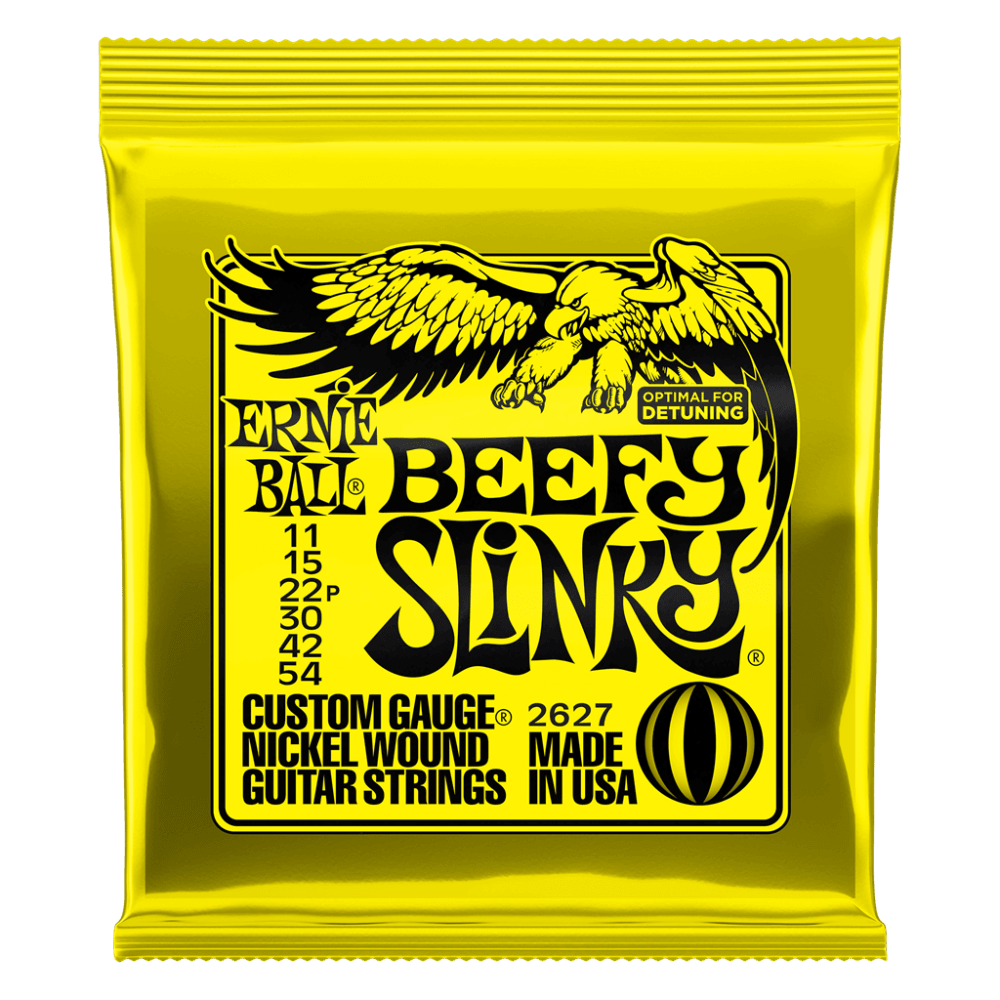 Beefy Slinky Nickel Wound Electric Guitar Strings (11-54 Gauge)