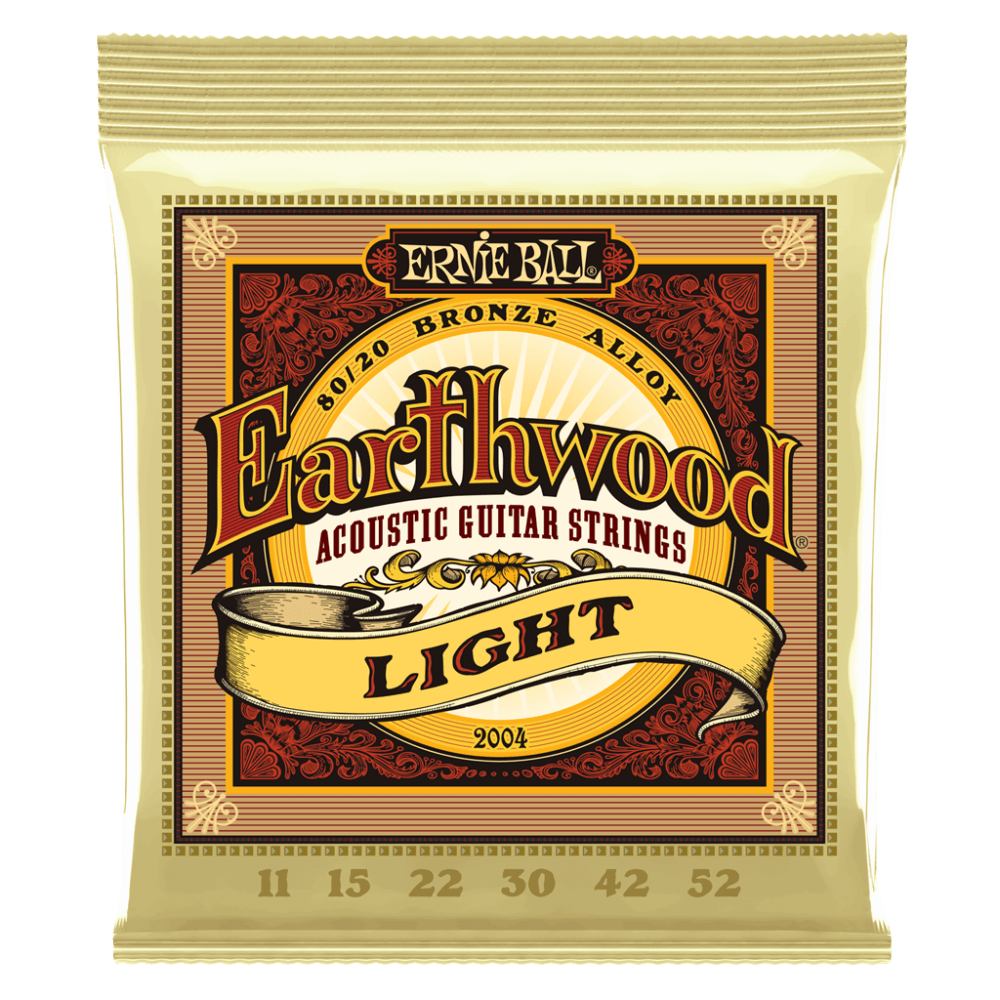Earthwood Light 80/20 Bronze Acoustic Guitar Strings (11-52 Gauge)
