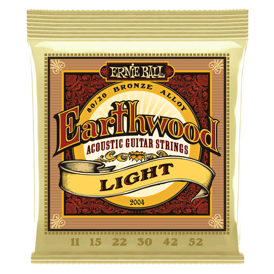 Earthwood Light 80/20 Bronze Acoustic Guitar Strings (11-52 Gauge)