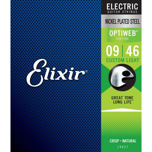 Nickel Plated Steel Optiweb Custom Light Electric Guitar Strings (09-46 Gauge)