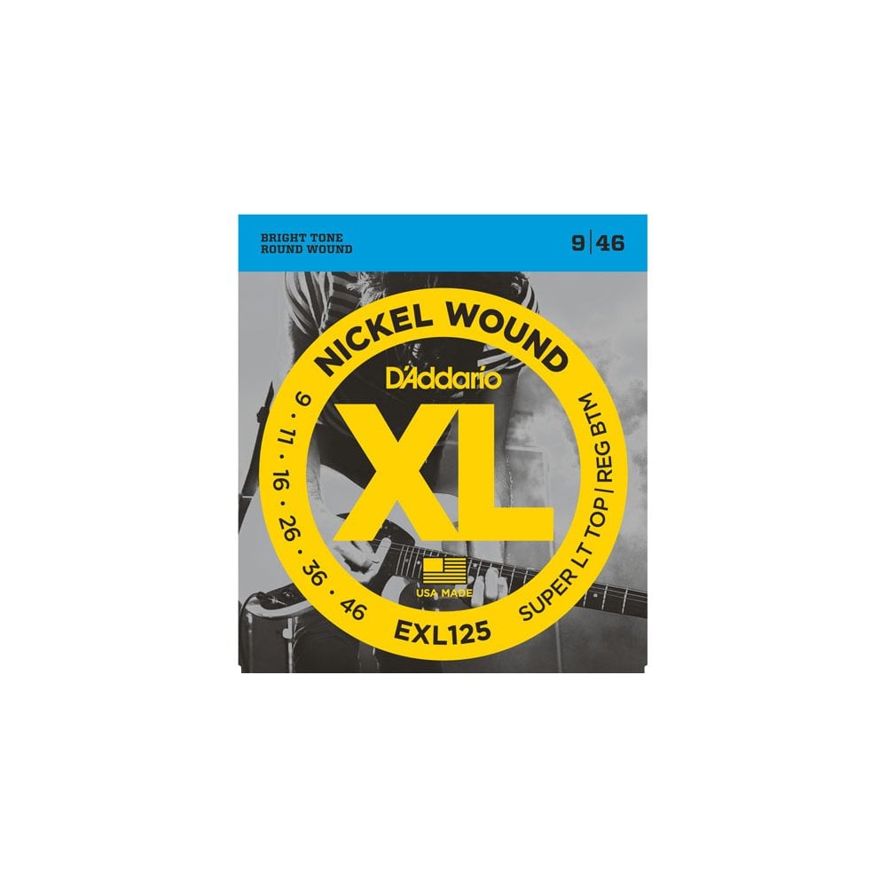 EXL125 Super LT Top Nickel Wound Electric Guitar Strings (09-46 Gauge)