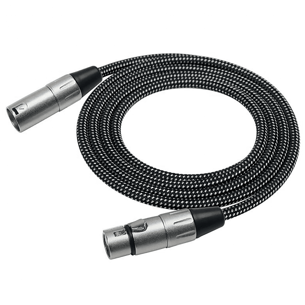 Mic Lead XLR (M) To XLR (F) Woven 20FT