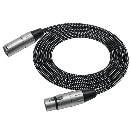 Mic Lead XLR (M) To XLR (F) Woven 20FT