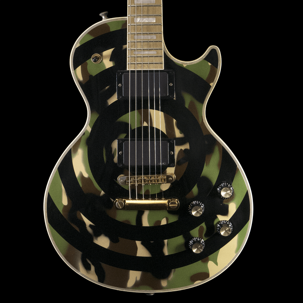 Zakk Wylde Les Paul Custom Camo Bullseye