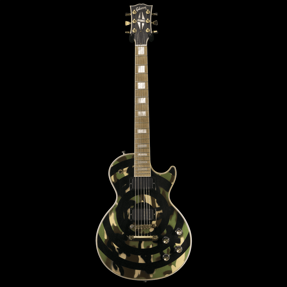Zakk Wylde Les Paul Custom Camo Bullseye